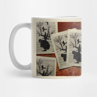 in silence hand made prints Mug